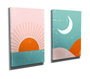 Wallity IDC02 Conjunto de 2 Lienzos Decorativos 30 x 40 cm